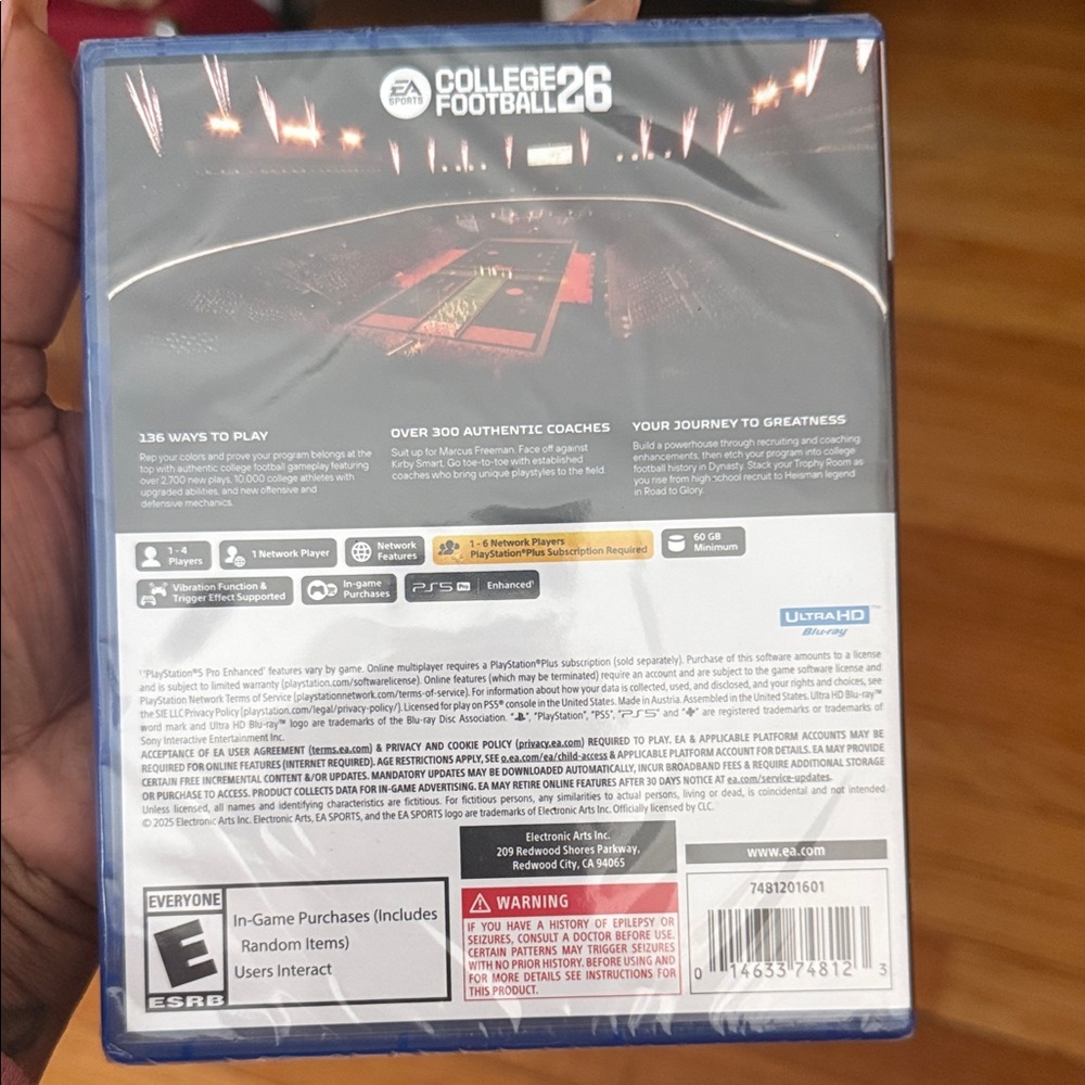 🎮 PS5 EA Sports 🏈  College Football 26 - Picture 3 of 5